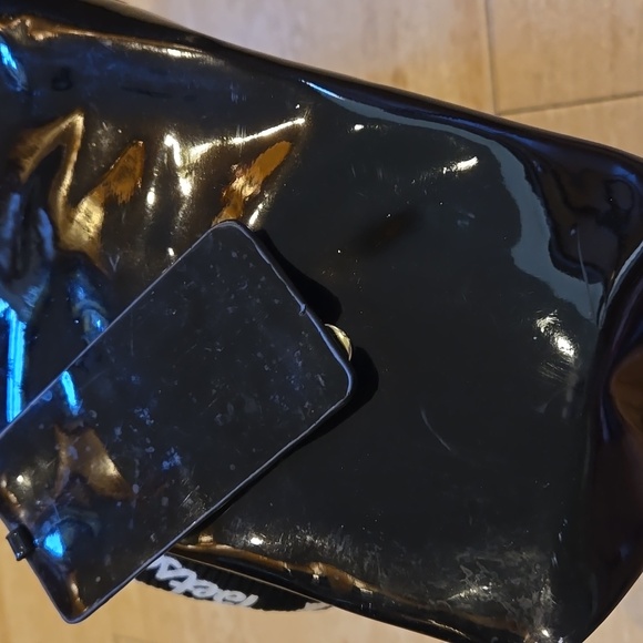 Betsey Johnson Betseyville Unique Clear Vinyl Tote with Removable Drawstring Bag - Picture 6 of 16